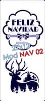 - Stencil 12x27cm Modelo NAV 02 -